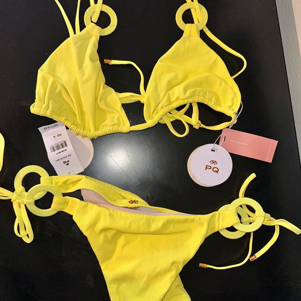 PQ Yellow Bikini Set